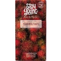 Neapdorotas šokoladas su rambutanais be cukraus 44g