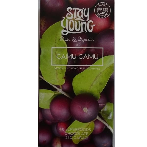 Suhkruvaba tooršokolaad camu camuga 44g