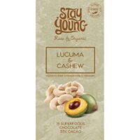 Juodasis šokoladas be cukraus su lucuma ir Indijos riešutais 44g